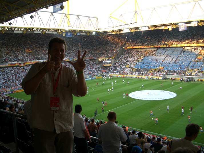 Optimismus vor dem WM-Halbfinale / Dortmund 04.07.2006